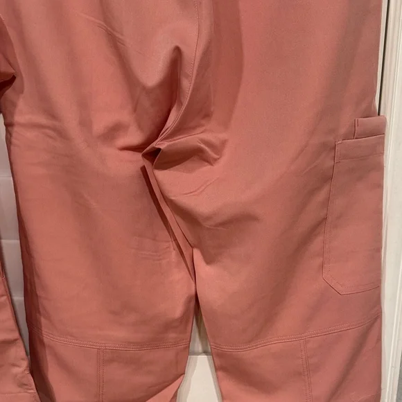 Figs Women's Top in Coral - Picture 9 of 12